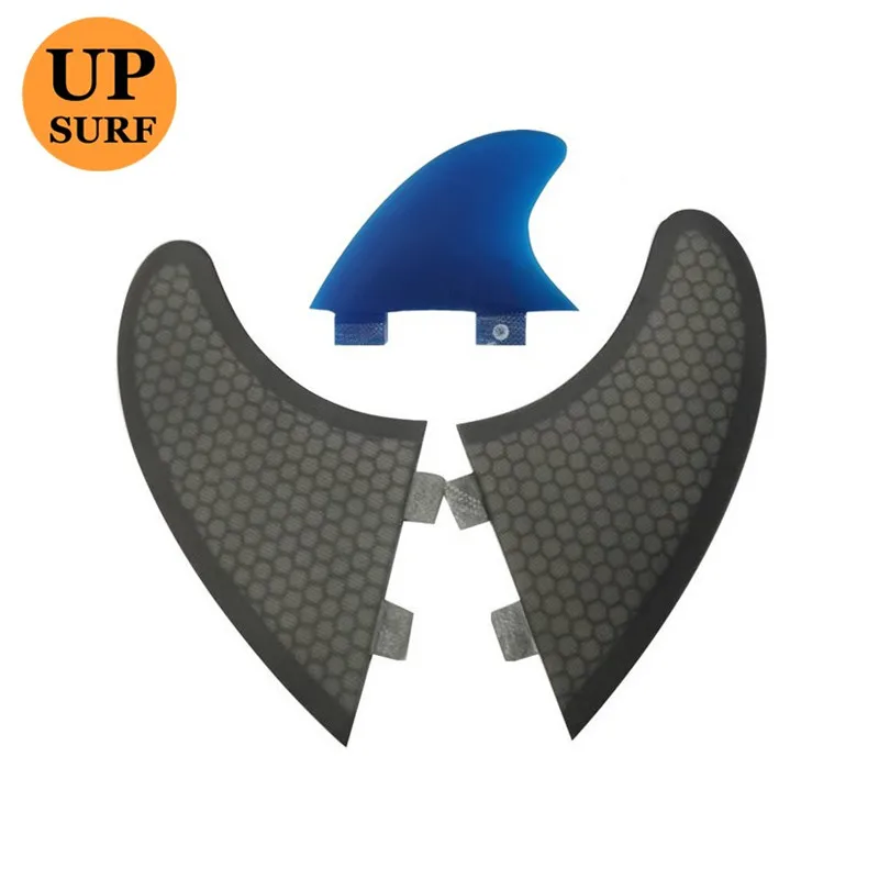 Двойной вкладки двойным ребром + центральное ребро плавника дя серфинга части