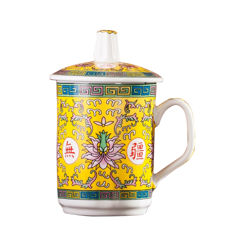 Кофейная кружка Цзиндэчжэнь керамическая чашка 300 мл китайские чайные кружки
