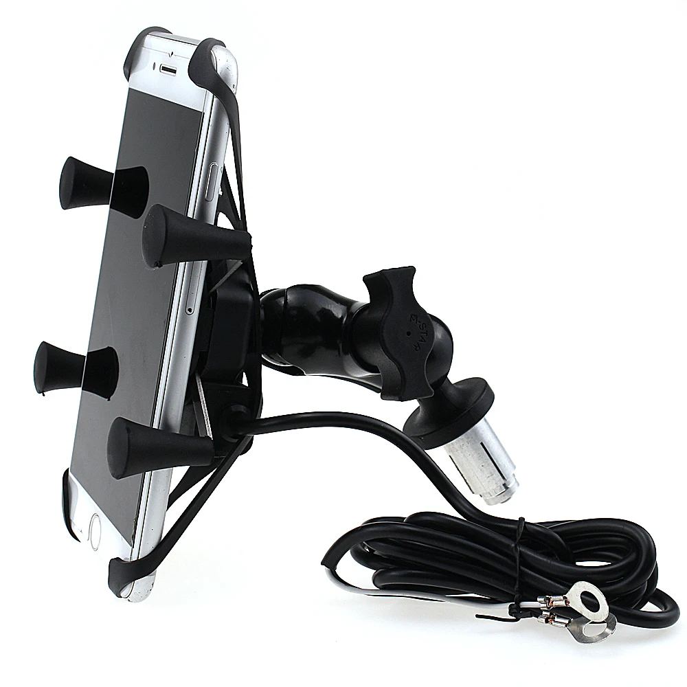 

Phone Holder for KAWASAKI ZR7 ZX600 NINJA ZX-6RR ZX-14R ZZR1400 ZX14R ZX6R Motorcycle GPS Navigation Bracket 16-19mm