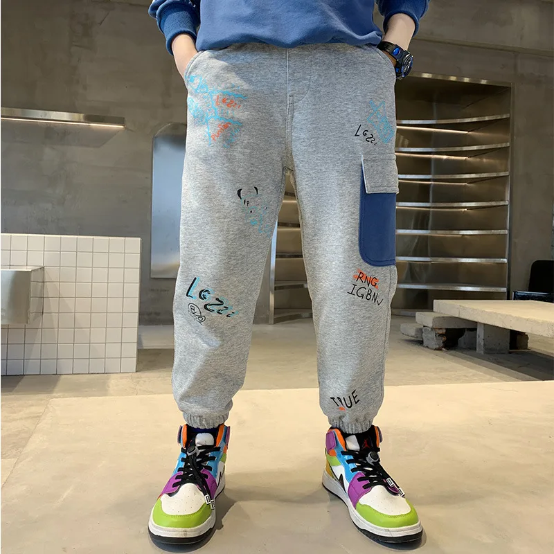 

Брюки-Капри Для мальчиков 4-12 лет, из хлопка