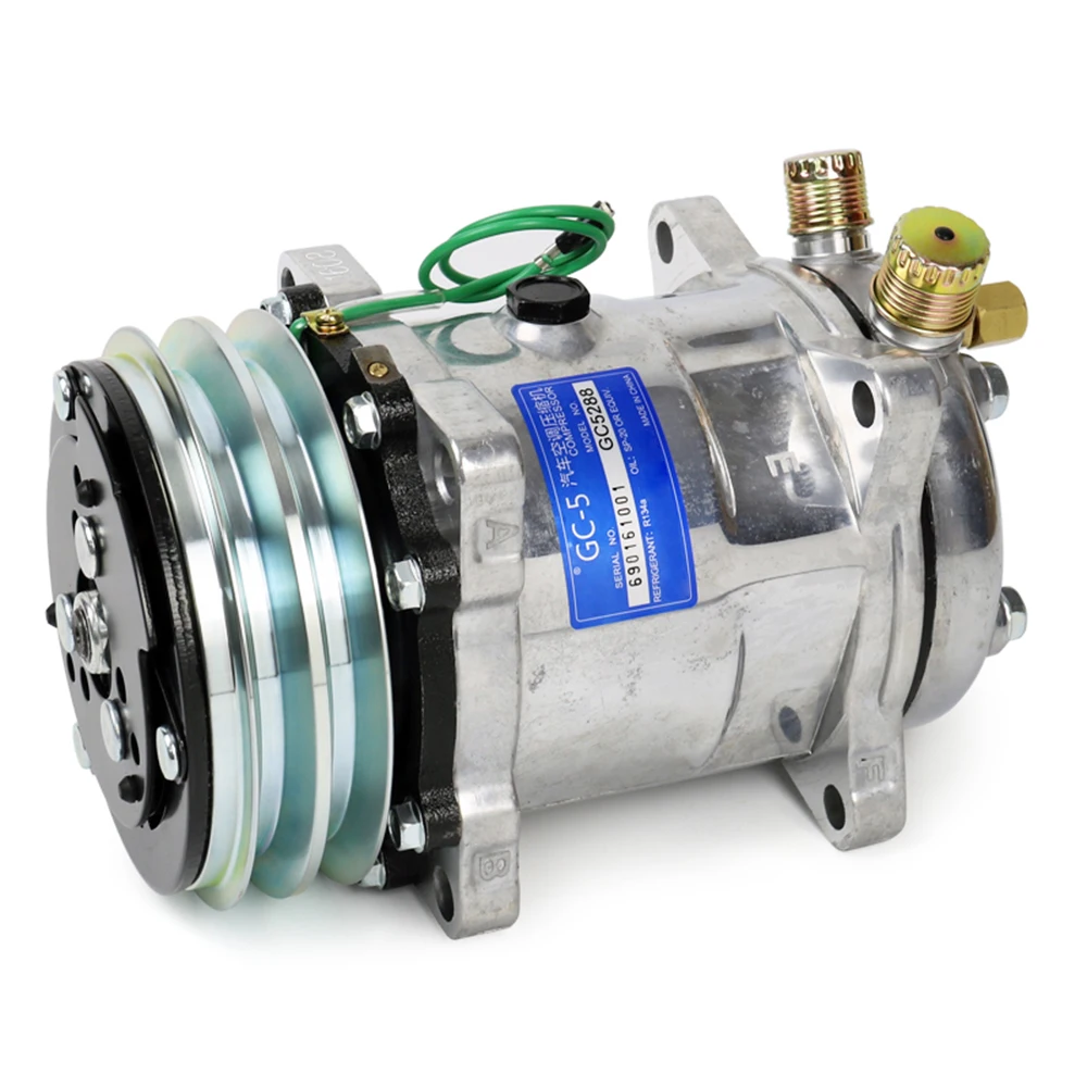 

12V/24V Automotive Air Conditioning Compressor Dual Motor Air Conditioning Pump 5/7-Cylinder Compressor Model With High Displace