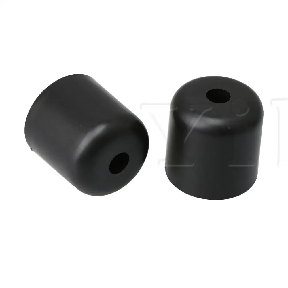 

50x50mm Plastic Chair Table Feet Legs Black Hole Diameter 6MM Set of 4