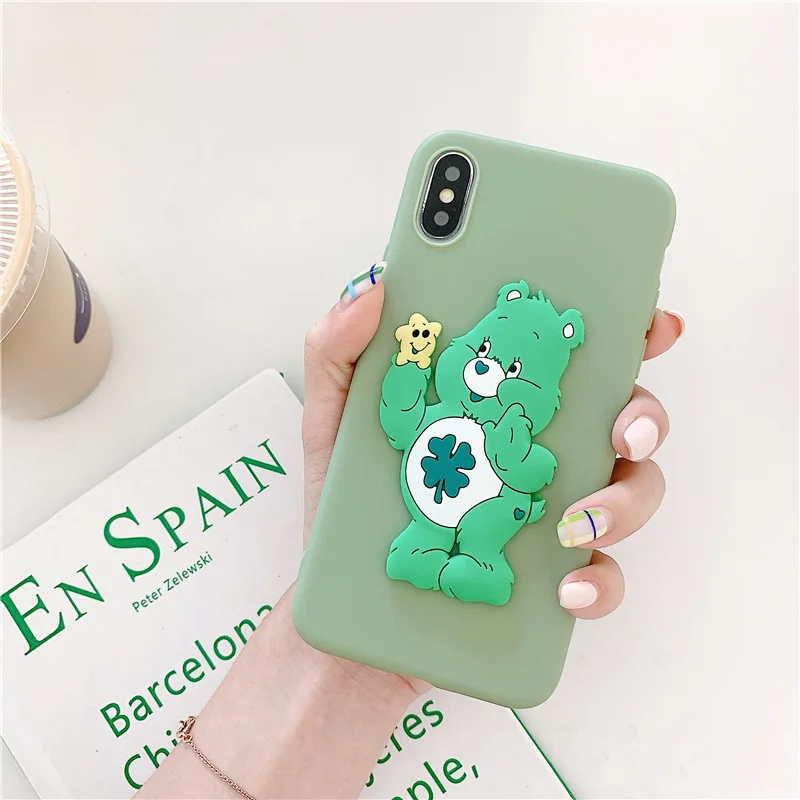 3 Милый мягкий силиконовый чехол для iphone 11 MAX XS, XR, 6, 7, 8 plus, X, чехлы для телефонов samsung - Цвет: 3