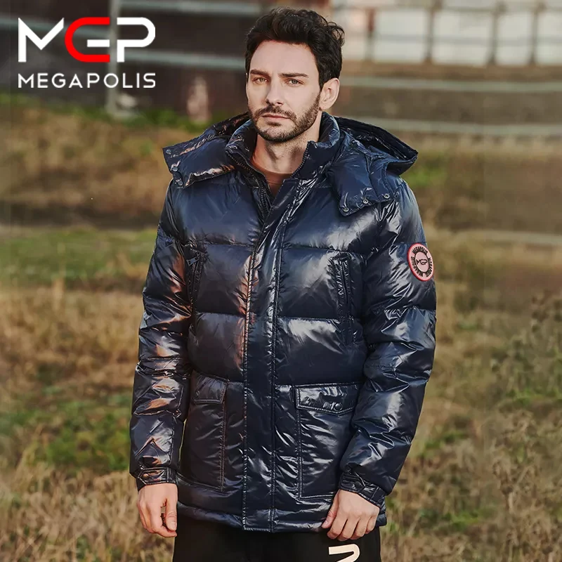 MGP Winter Jackets Down Jacket For Boys Short Fashion With Hood White Duck Down Jacket Female 2021 Men's Clothes