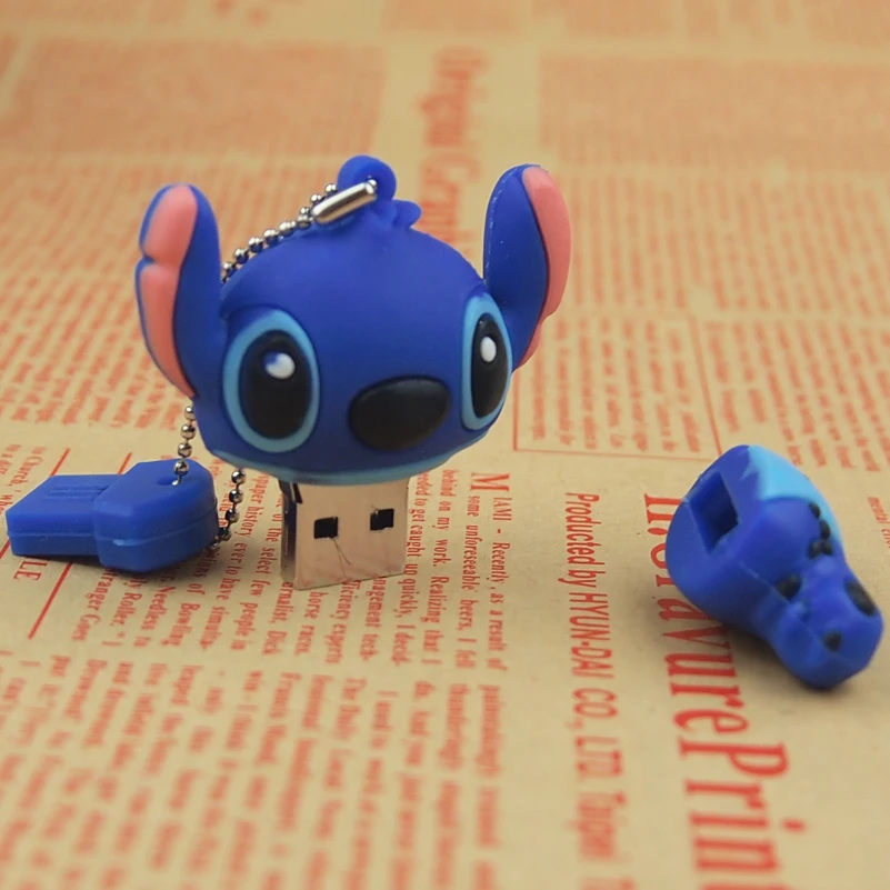 Синий мини USB флеш накопитель 128 МБ 32 Гб 64 ГБ анимированный 2 0|USB флэш-накопители| |