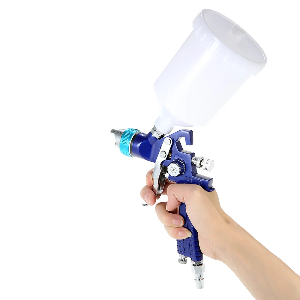 Gravity Feed HVLP Аэрограф 600cc Краскораспылитель Автомобильная мебель отделочный слой