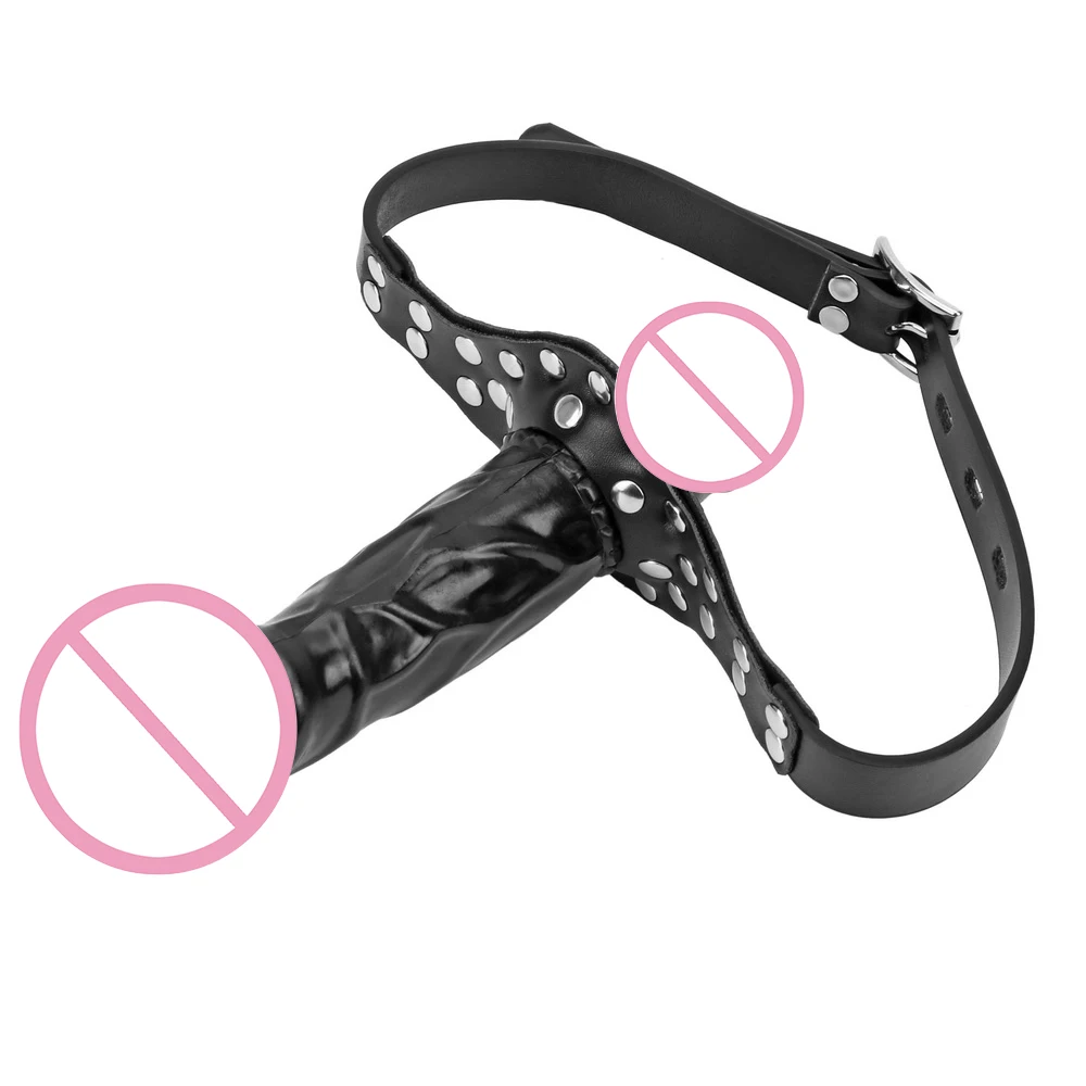 Секс магазин двойной фаллоимитатор кляп страпон повязка на голову Анальная