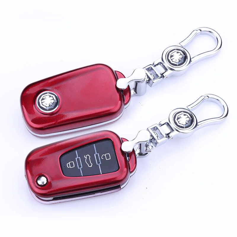 Многоцветный дистанционный чехол для ключей автомобиля защитный из АБС-пластика