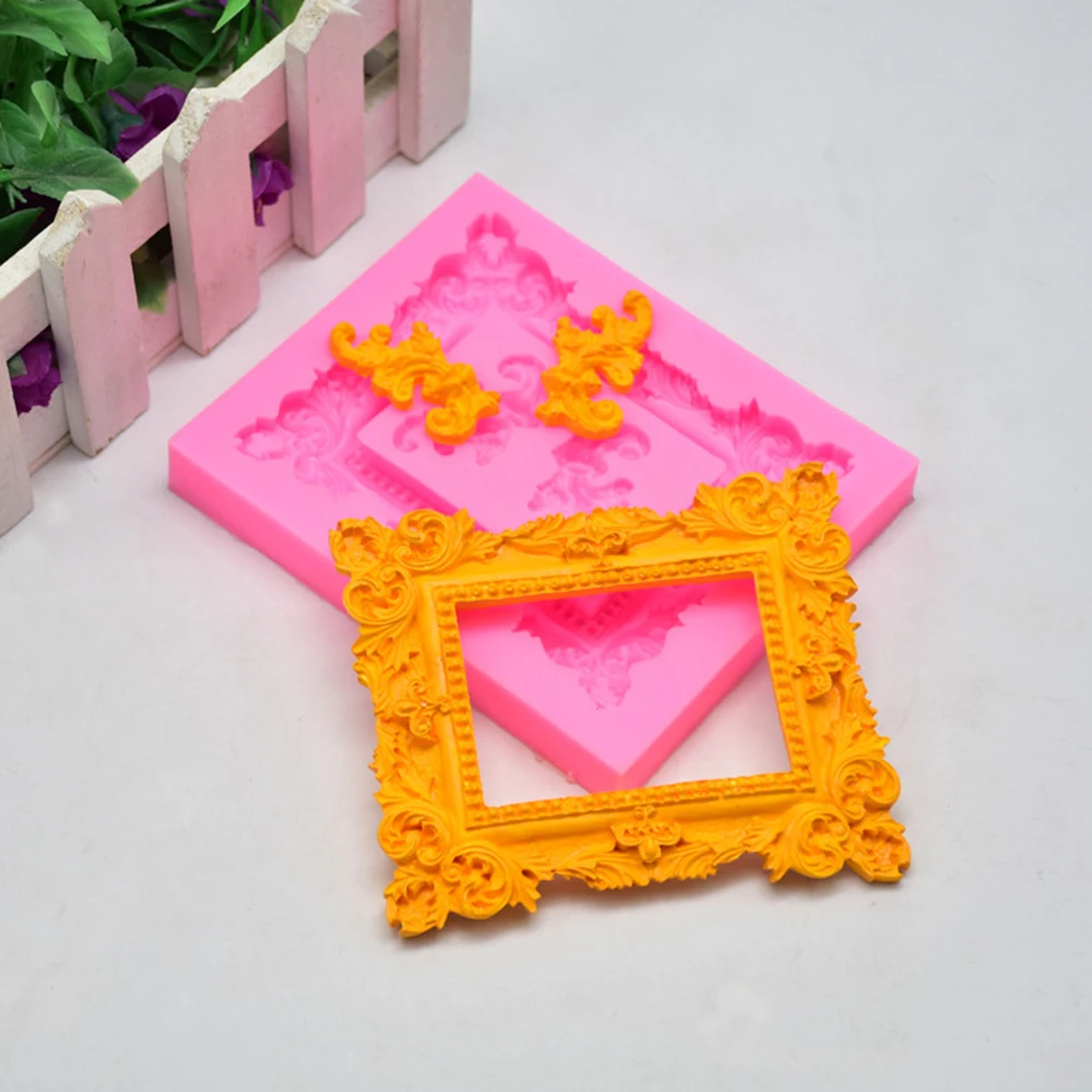 

Pattern Border Silicone Mold DIY Baking Fondant Cake Mold Chocolate Fudge Tool