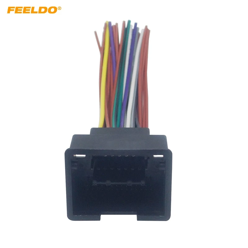 

FEELDO Car Radio Audio 44Pin Installation Wiring Harness Adapter For Chevrolet Cruze Aveo Malibu ISO Stereo Cable #HQ6176