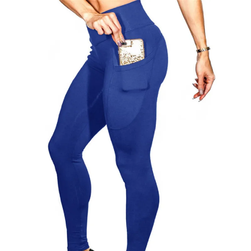 Однотонные женские Леггинсы для йоги спорта фитнеса тренажерного зала черные