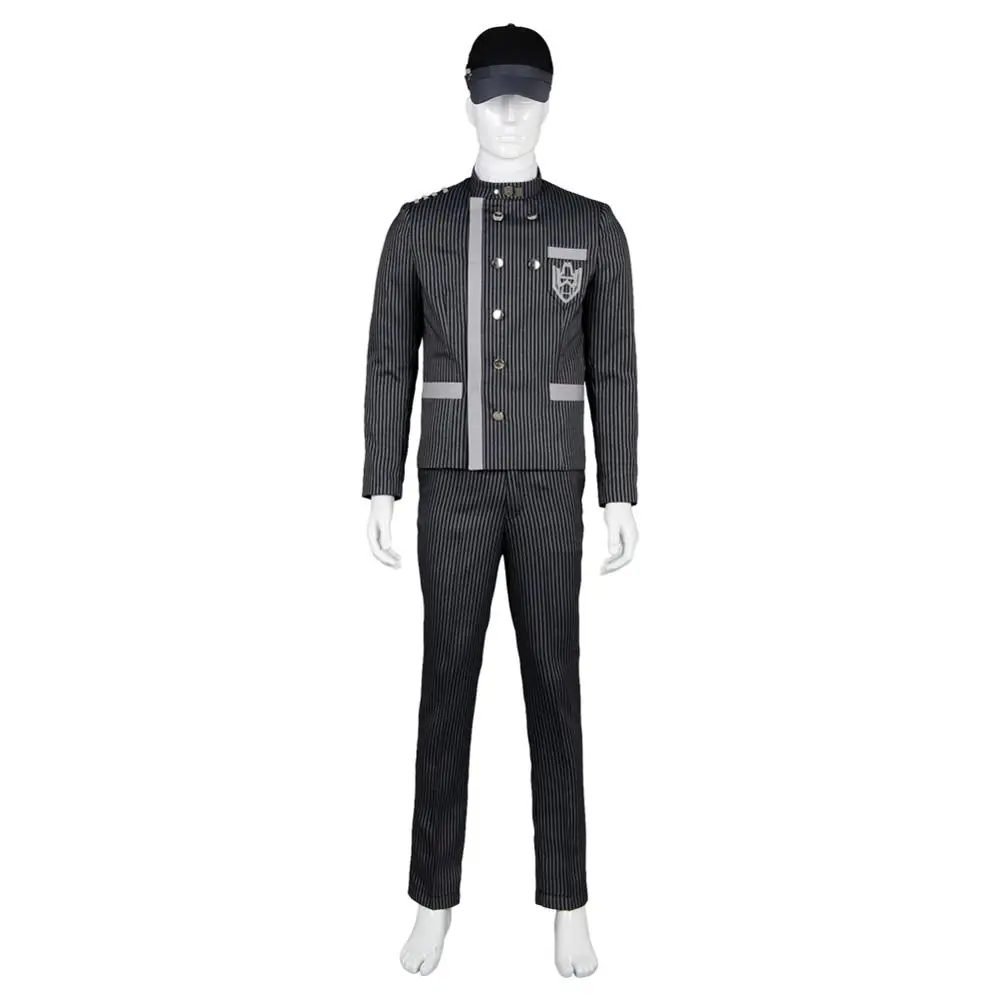 Danganronpa V3 Saihara Shuichi Cosplay Costume Adult Men Women Uniform Outfit Halloween Carnival Costumes | Тематическая одежда и