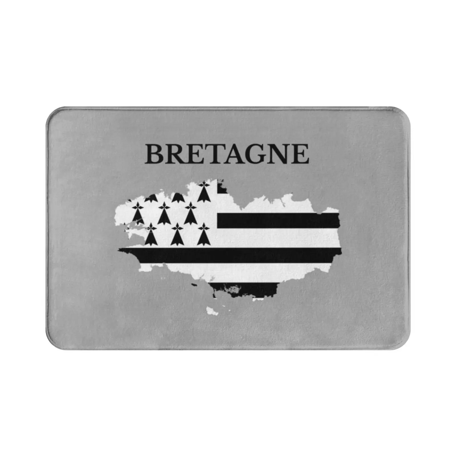 Бретань (Бретань) карта Франция французский регион. Коврик мягкий для кухни