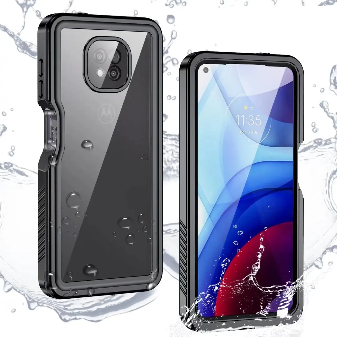 

for Moto G Power 2021 Case,IP68 Waterproof Case Built-in Screen Protector Dustproof Shockproof Full Body Sealed Underwater Case