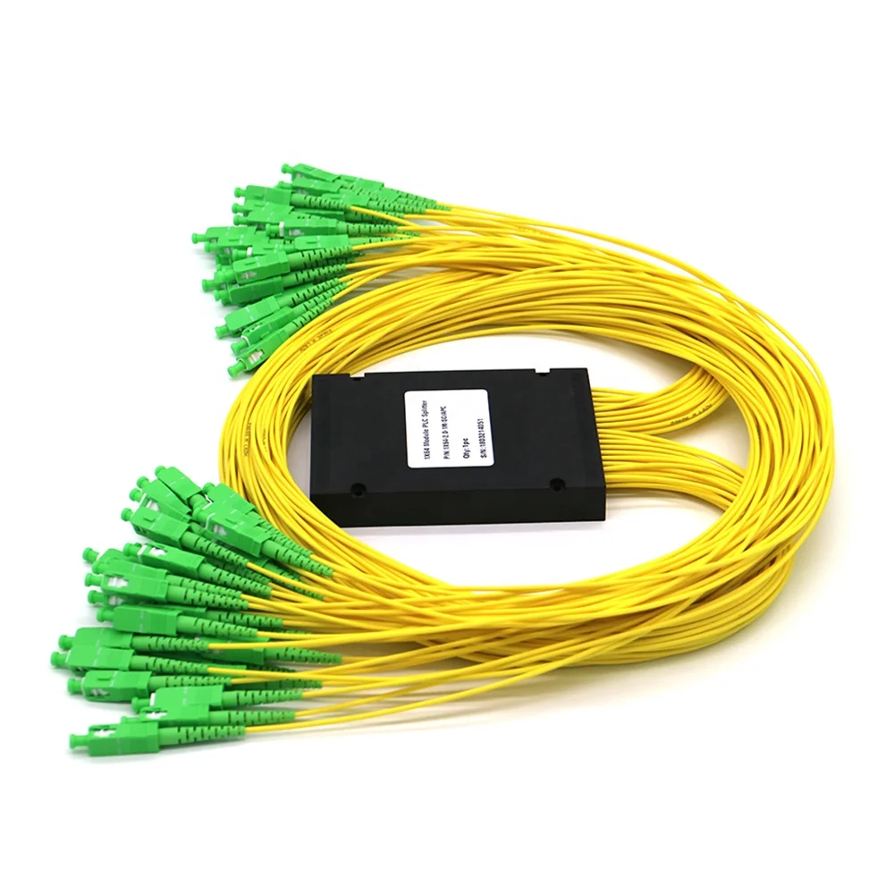 SC/ APC Волоконно-оптический разветвитель PLC 1x64 сплиттер оптический соединитель