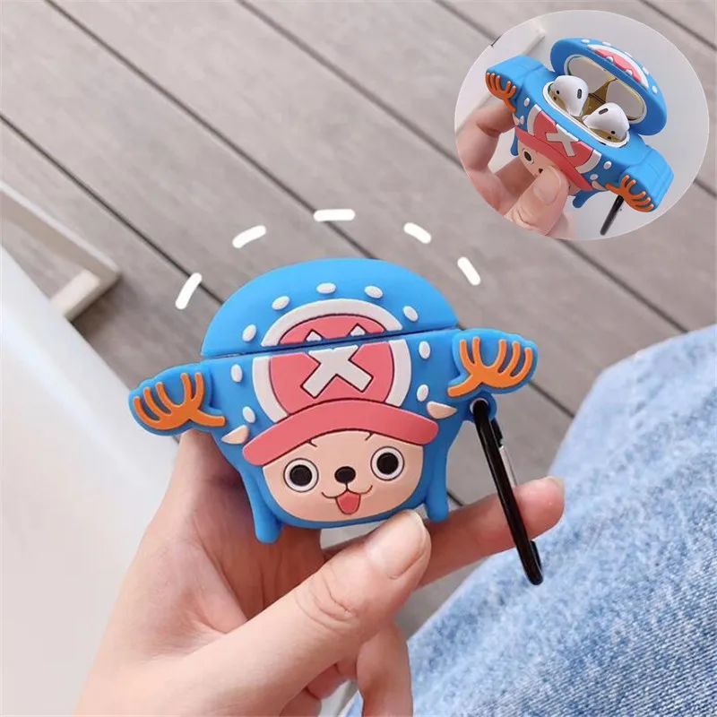 Чехол сумка для косплея Аниме One Piece Chopper Airpods 3d значок bluetooth гарнитура защитный