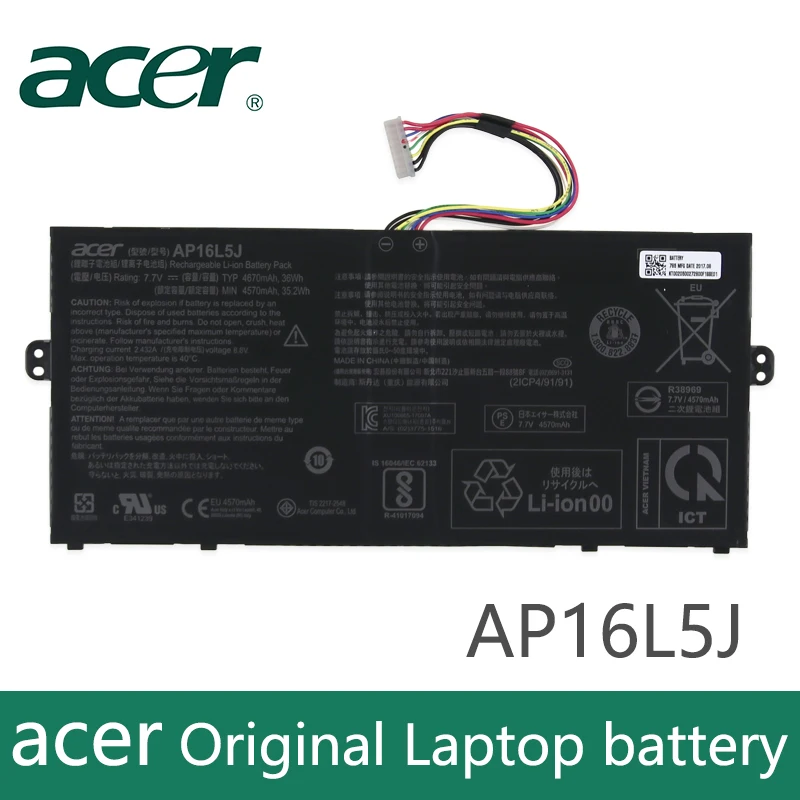 Оригинальный аккумулятор для ноутбука Acer батарея 1 5 1|Аккумуляторы ноутбуков| |