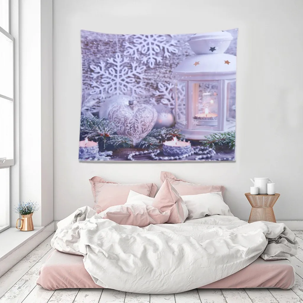 Ouneed гобелен рождественское освещение украшения живопись настенный подвесной