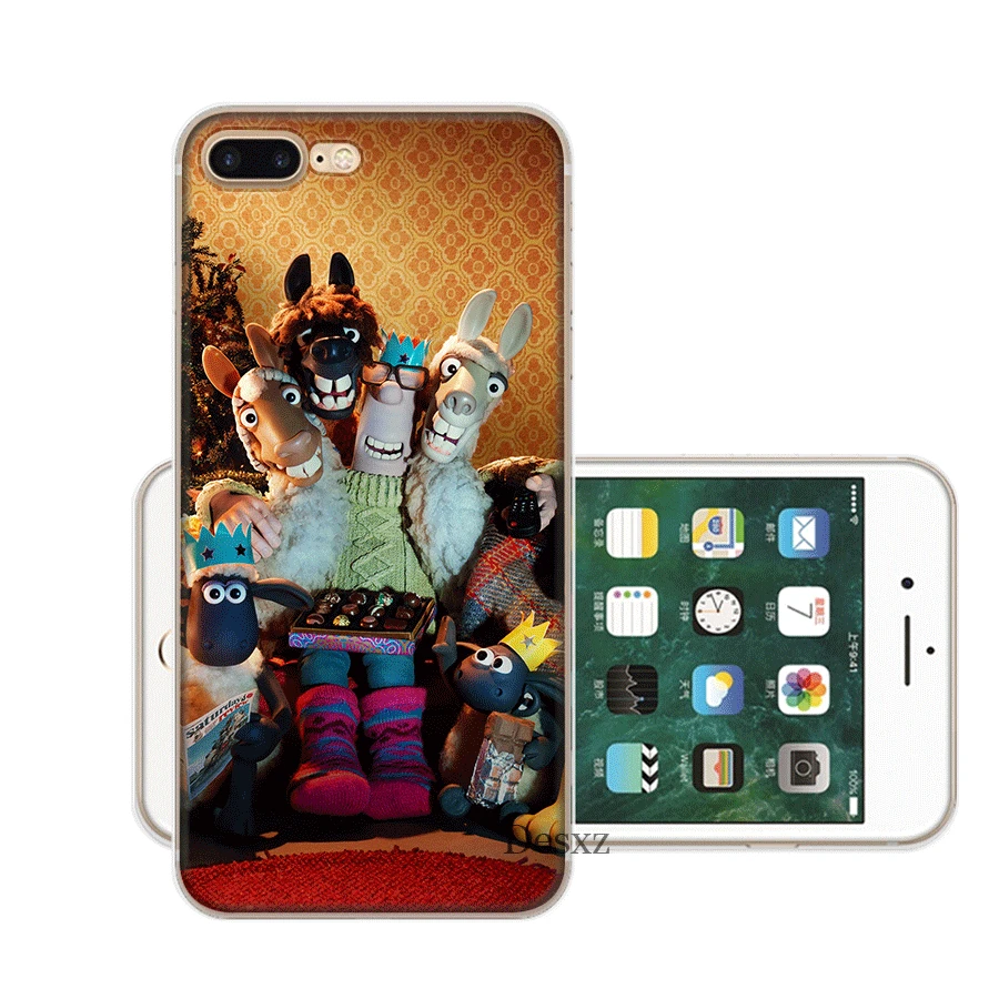 H12 Мобильный телефон чехол для iPhone 7 8 6 6s Plus iPhone 11 Pro X XS Max XR 5 5S SE жесткий чехол Shaun овечья оболочка - Цвет: H12