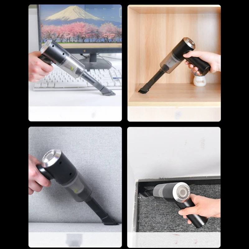 

USB Rechargeable Cordless 6000Pa 120W Portable Handheld Powerful Wireless Car Vacuum Cleaner for Home Office