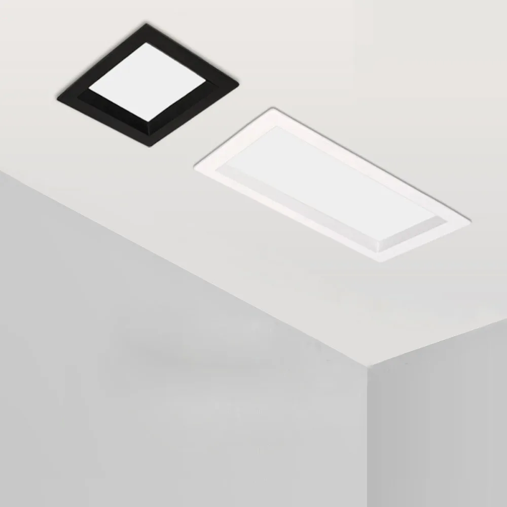 

Led Downlight Recessed Led Spot Lights 7W 12W 15W 18W 24W 30W Square ceiling lamp Home Living room Shop Office 110V 220V 230V