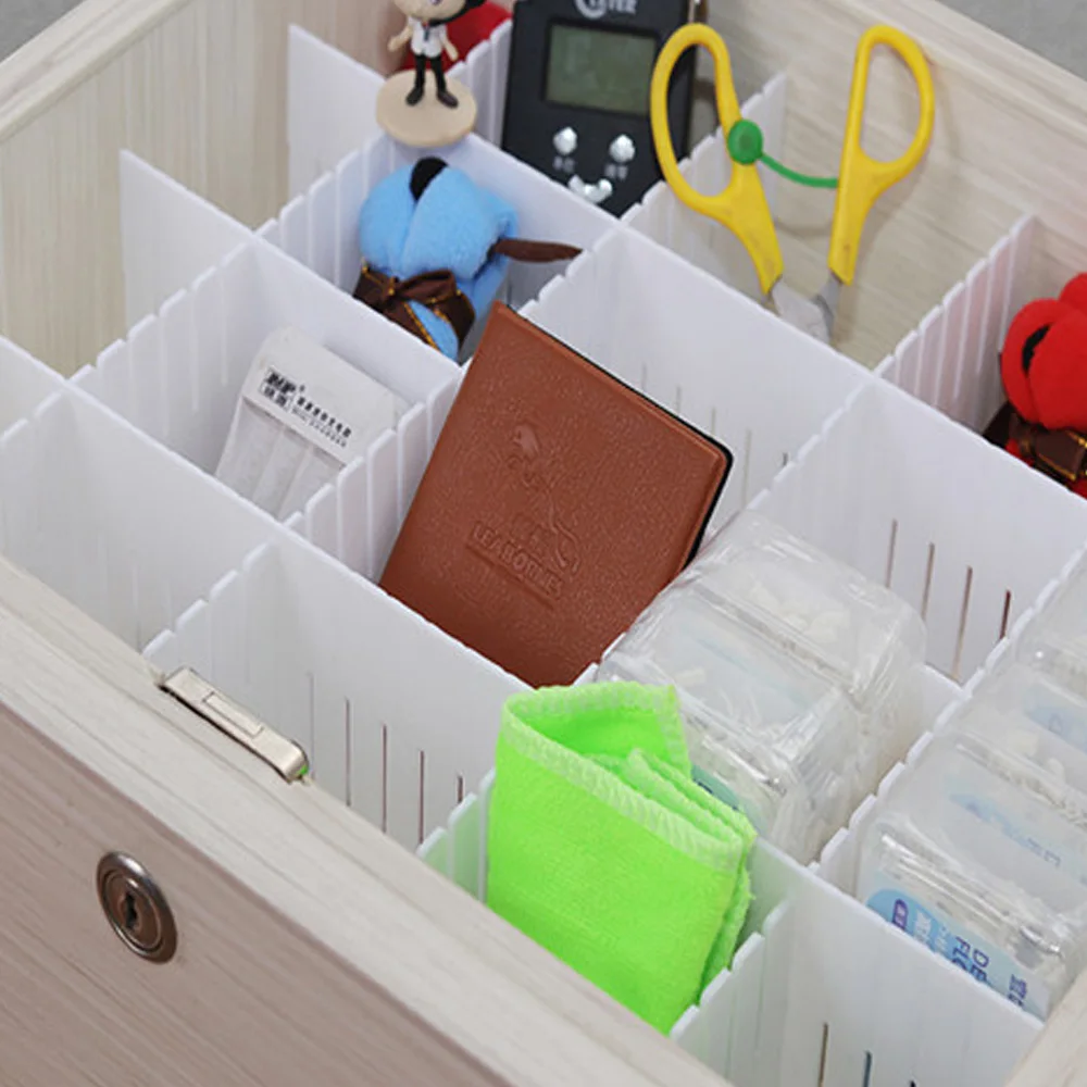 Регулируемый ящик для дома DIY разделитель кухонной доски хранения косметики