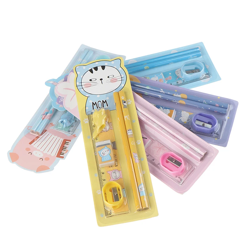 Новинка 6 шт./компл. Симпатичные карандаши с животными из мультфильмов ластиком