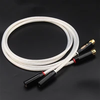 GREY KNIGHT Netherlands 5N OFC silver plated XLR cable pair of audio power amplifier balanced cables for front and back use