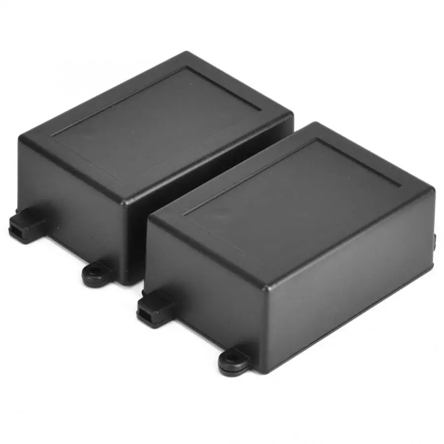 Пластиковая распределительная коробка сделай сам 2 шт. электронный корпус черная