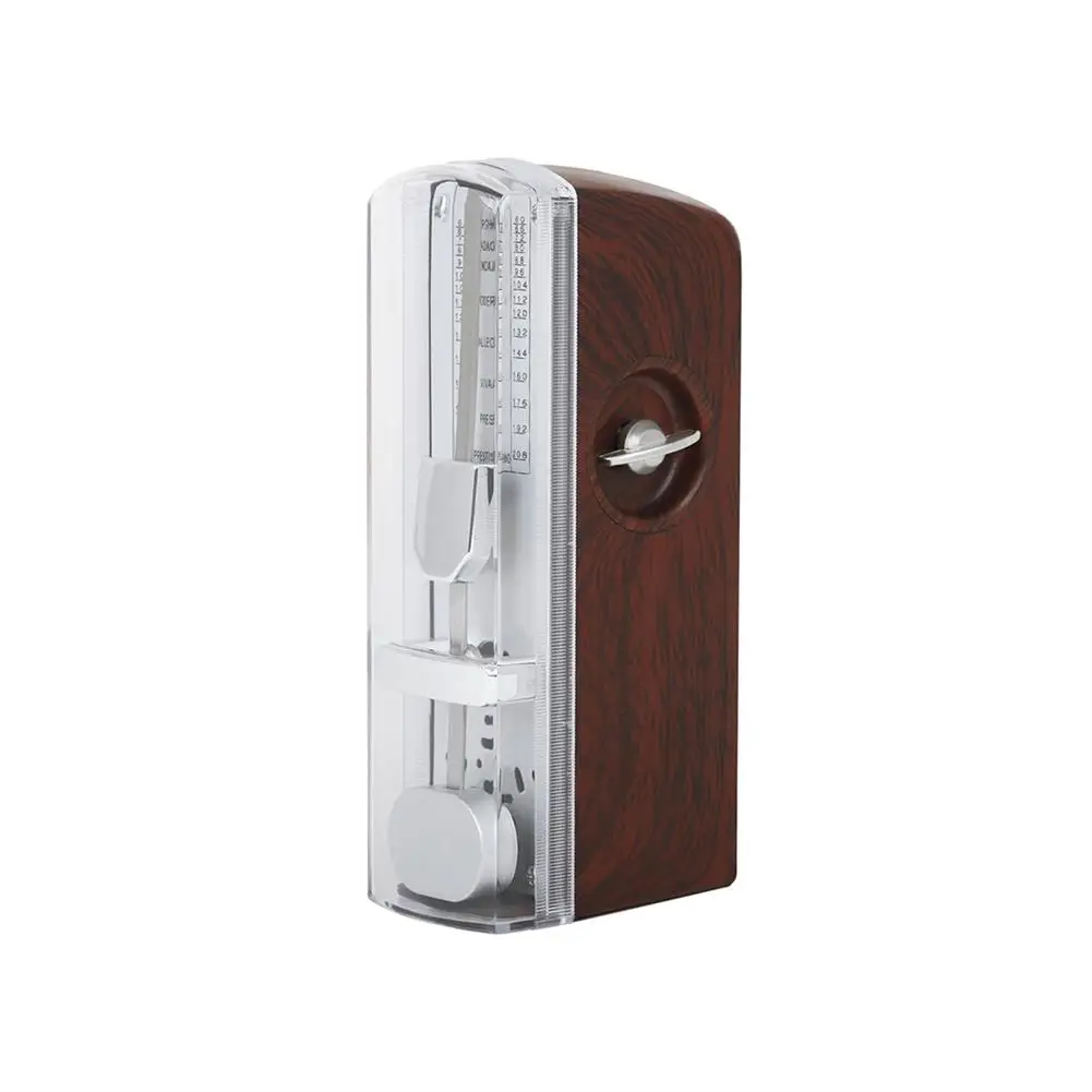 Piano Mechanical Metronome Precise Retro Metronome Pendulum Mahogany Color Metronome for Universal Piano Guitar Violin Musical