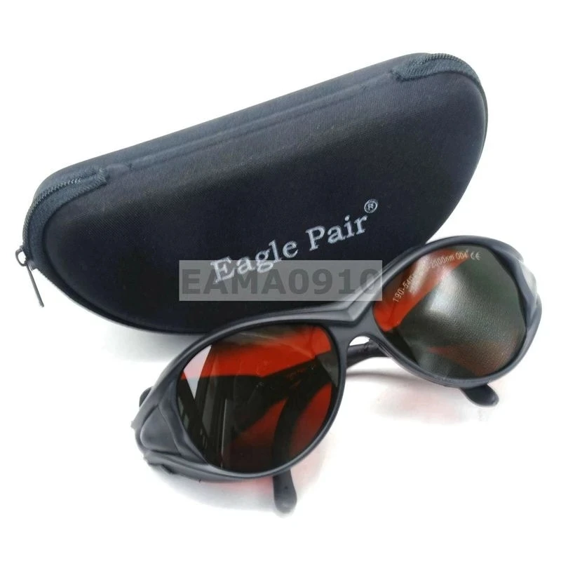 

OD4+ 190nm-540nm & 800nm-2000nm Laser Protective Goggles Safety Glasses CE EP-1-2