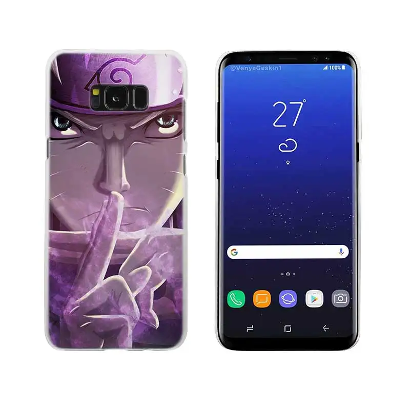 Sheli Аниме one piece прозрачный Note 10 9 pro Жесткий чехол для samsung Galaxy S4 S5 S6 S7 S8 S9 Mini Plus Edge s10 lite