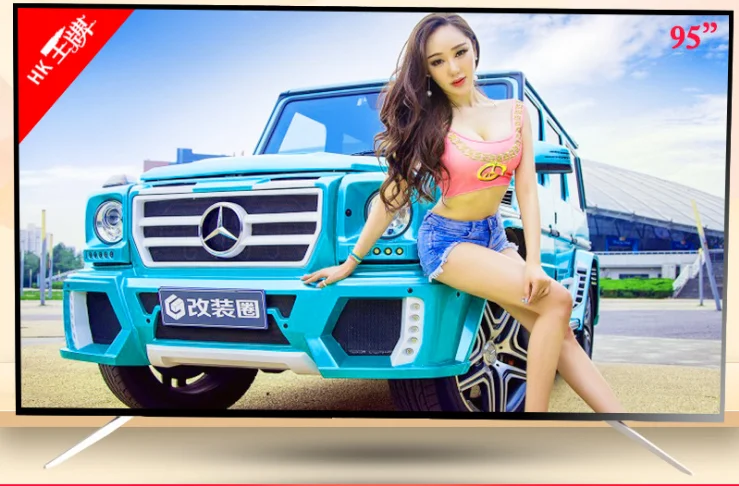 75 85 95 100 110 дюймов супер большой размер 4K Smart LED TV с системой Android Поддержка