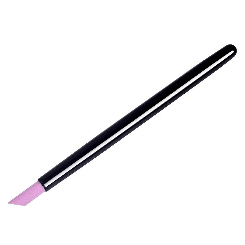Ceramic Quartz Pen Nail Horny Fader Gel Dead Skin Push Off File Tool Face Care Polishing Scrub Strip | Красота и здоровье