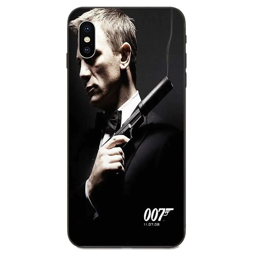 For Apple iPhone 11 X XS Max XR Pro 4 4S 5 5S SE 6 6S 7 8 Plus Soft Cell Phone Cover Case Casino Royale 007 James Bond | Мобильные