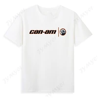 men top cam am brp t shirt white letter logo motorcycle brand clothing simple fashion designer luxury man t shirt
