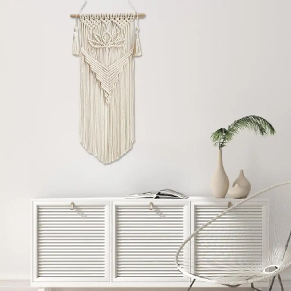 Нордический макраме Тканый гобелен Бохо шикарный богемный настенный Декор для