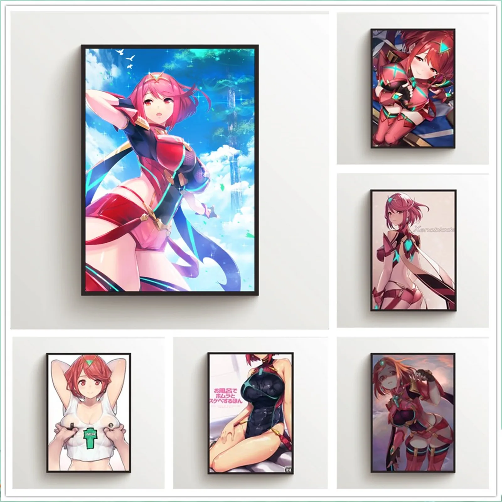 

Xenoblade Chronicles 2 Pyra Anime Poster Picture Bar Shop Door Wall Decor
