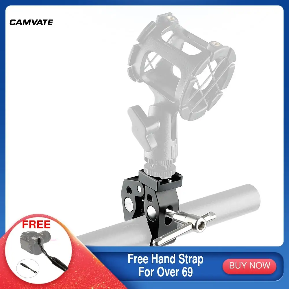 CAMVATE Камера Супер Зажим краб зажим щипцы с 1/4 &quot 20 &amp 3/8&quot 16 резьбовыми