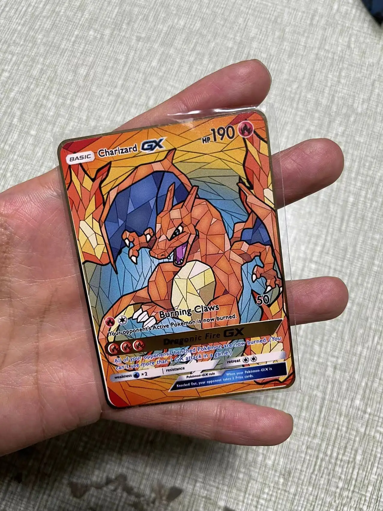 Pokemon Metal Cards DIY Card Пикачу Чаризард Golden Limited Edition Kids Gift игровая коллекция карт |