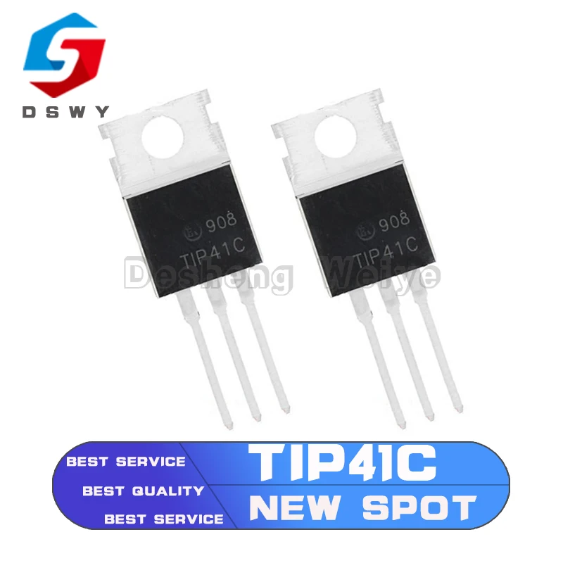 

10PCS TIP41C TO220 TIP41 TO-220 New And Original IC