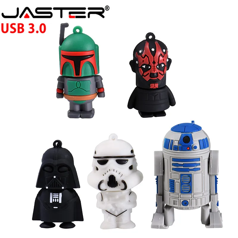 JASTER 3,0 usb флеш-накопитель Звездные войны 4 ГБ/8 ГБ/16 ГБ/32 ГБ/64 г Темный Дарт Вейдер йода Флешка карта памяти