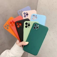 retro extreme simple color japanese phone case for apple iphone 12 11 pro max xr xs max 7 8 plus 7plus case cute diy soft cover