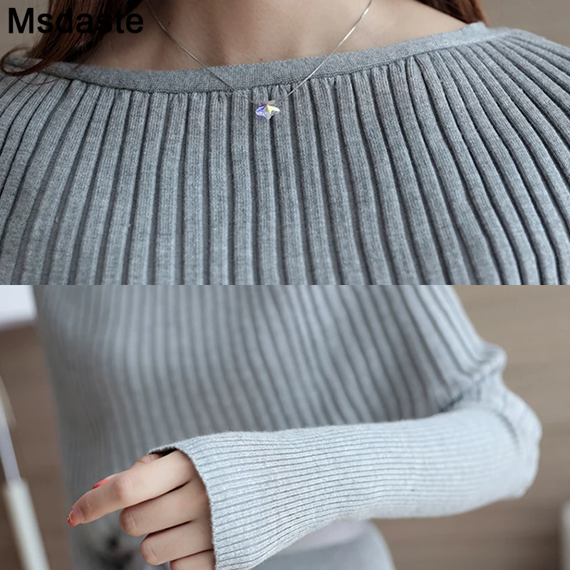 Длинный свитер платье пуловеры для женщин Осень-зима сексуальный облегающий