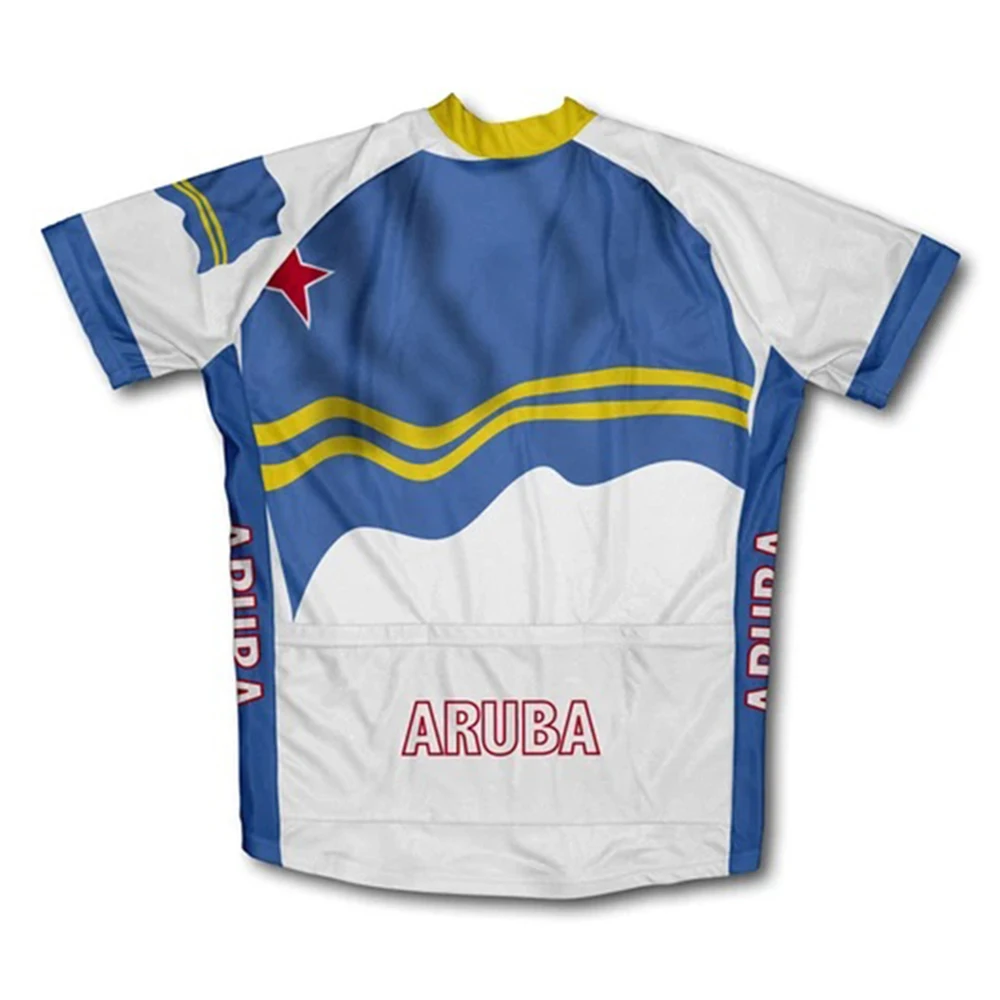 

2020 ARUBA Men's classic cycling team short sleeved bike Road Mountain Race Clothing Maillot ciclismo outdoor bike jersey