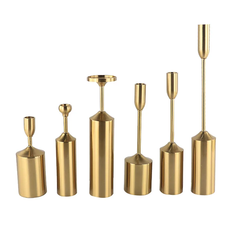 

Современный скандинавский подсвечник, Металлические Модные Новые подсвечники, свадебное украшение, украшения для бара, вечеринки, дома, де...