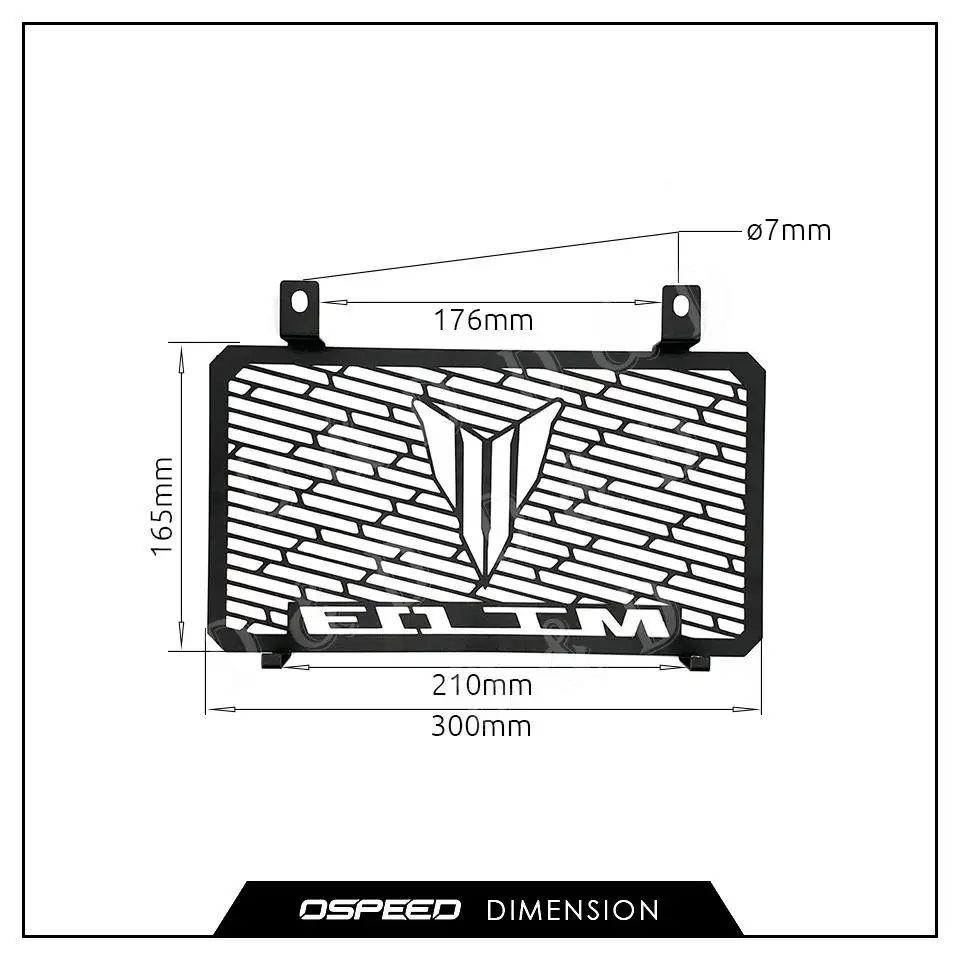 

For YAMAHA MT03 MT 03 MT-03 2015 2016 2017 CNC Motorcycle Radiator Protector Guard Grill Cover Cooled Protector Cover