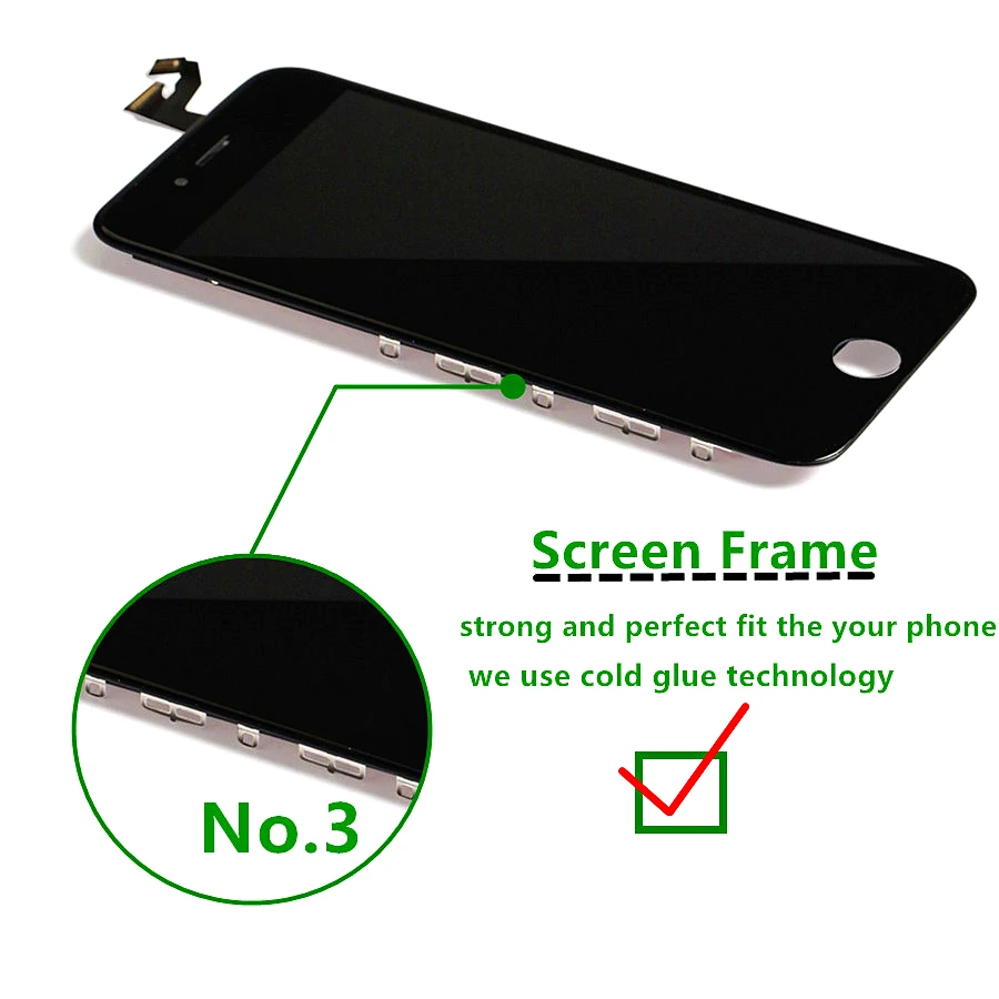 ЖК экран для iPhone 8 Plus AAA + дигитайзер в сборе с 3D сенсорным экраном хороший Tianma 7