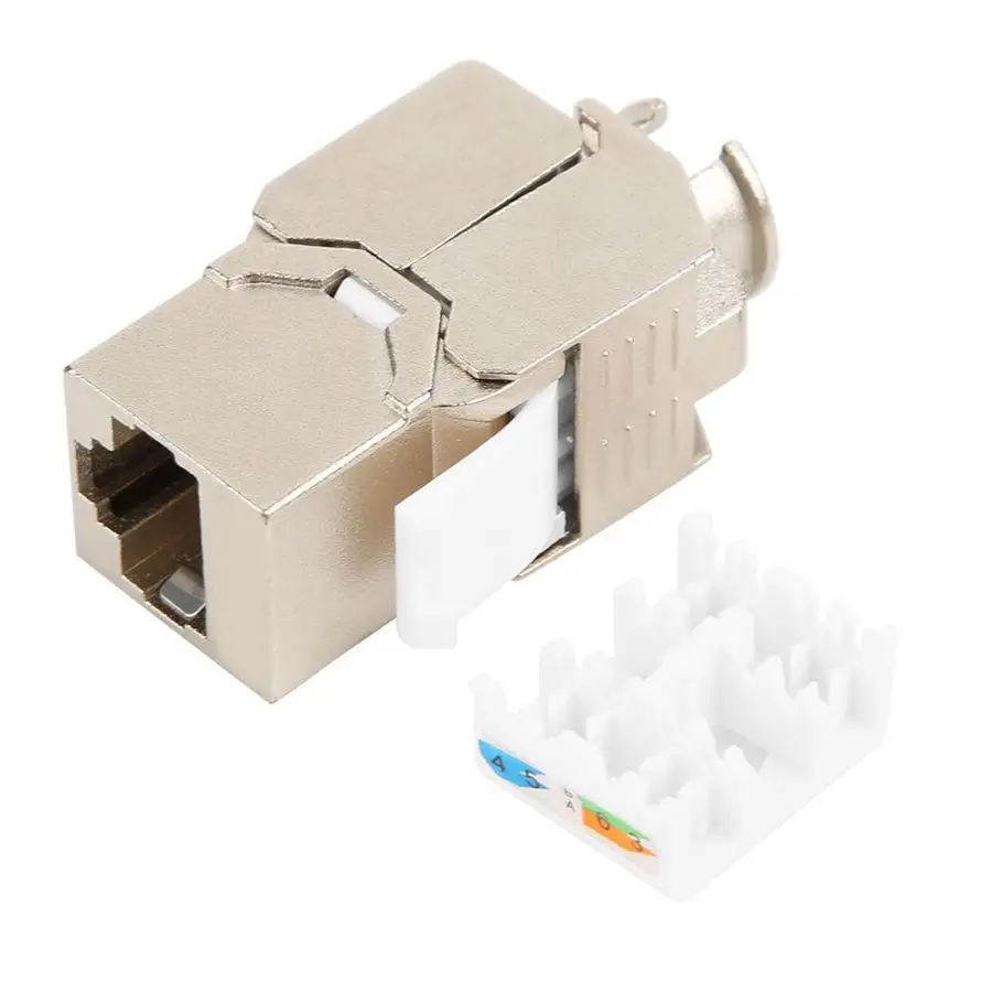 Экранированный keystone socket CAT6A экранированный Бесплатный компьютерный модуль для
