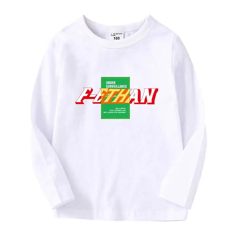 

Kids Boys T-shirts Sweatshirt Tops Baby Long Sleeve Children Autumn Spring Boy Girl Cotton T Shirts Clothes